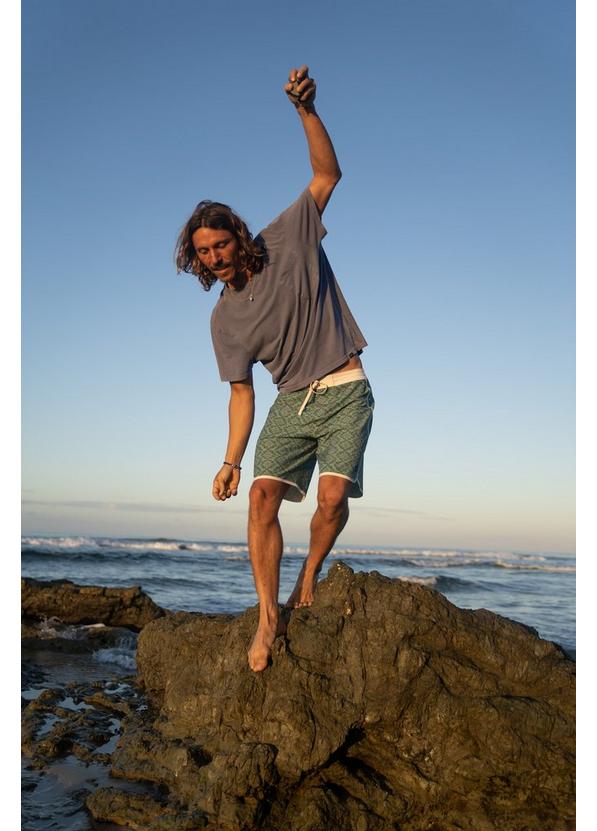 prAna Vintage Boardshort, Color: Jade Palapa, image 3