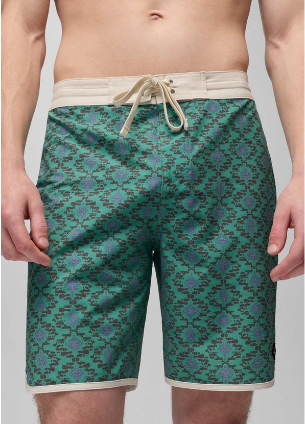 prAna Vintage Boardshort, Color: Jade Palapa, image 4
