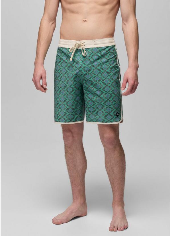 prAna Vintage Boardshort, Color: Jade Palapa, image 1