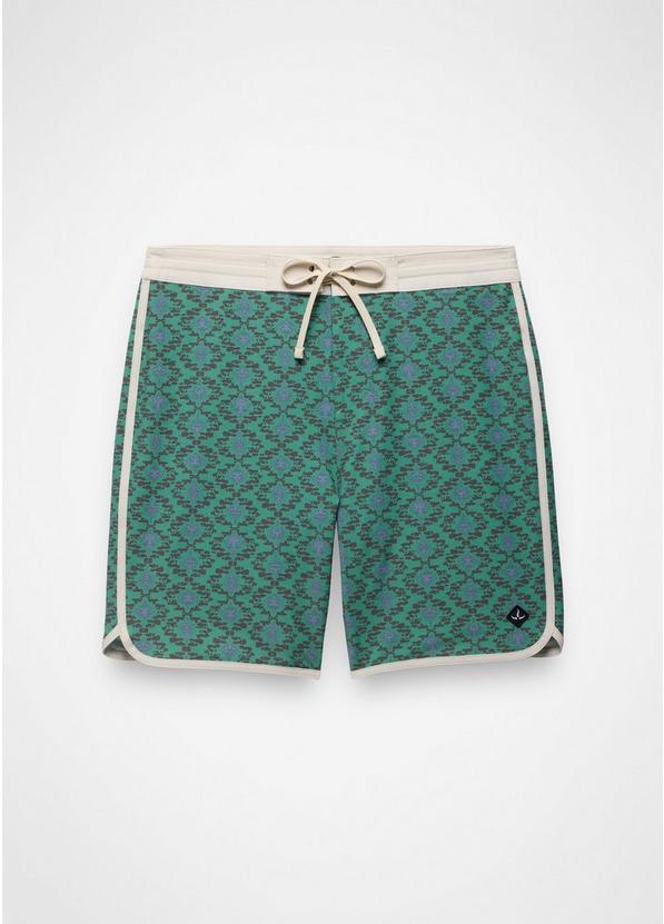 prAna Vintage Boardshort, Color: Jade Palapa, image 7