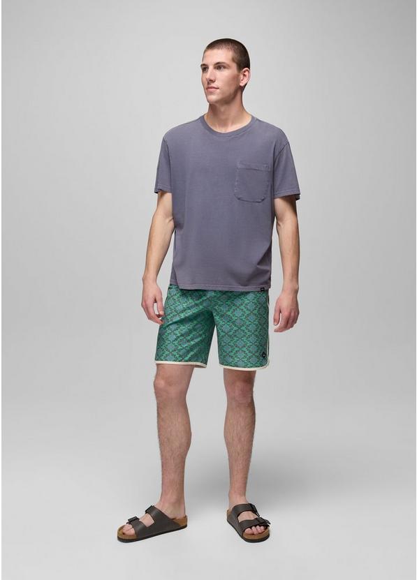 prAna Vintage Boardshort, Color: Jade Palapa, image 6