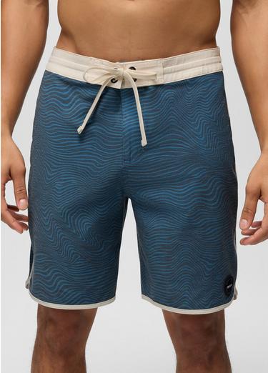 prAna Vintage Boardshort, Color: Stormy Night Wavee, image 3