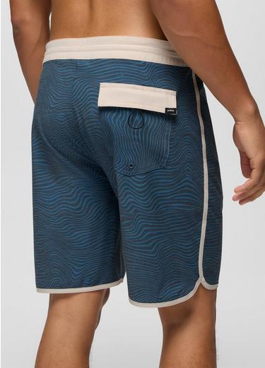 prAna Vintage Boardshort, Color: Stormy Night Wavee, image 4