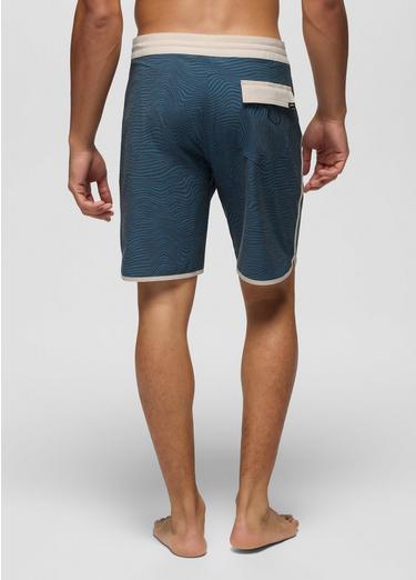 prAna Vintage Boardshort, Color: Stormy Night Wavee, image 2