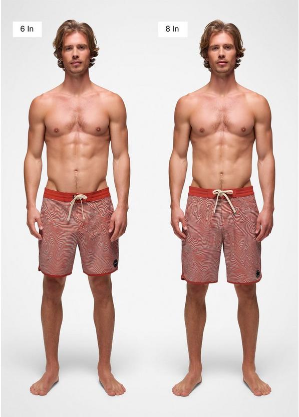 prAna Vintage Boardshort, Color: Phoenix Wavee, image 6