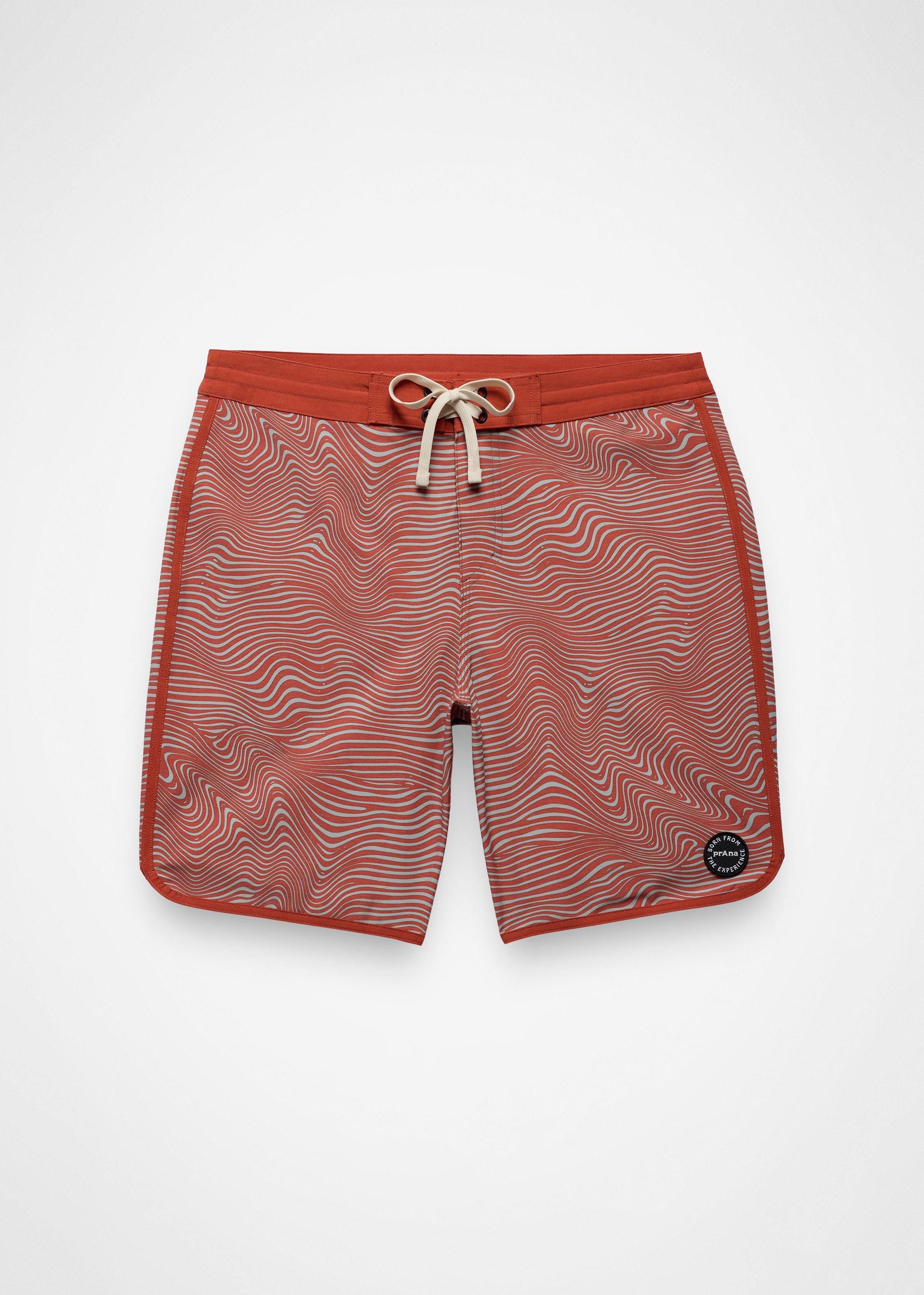 Panareha Herren Bingin Board Shorts – Aus Recyceltem Polyester, Schnelltrocknend, Mit Neopren-Schlitz