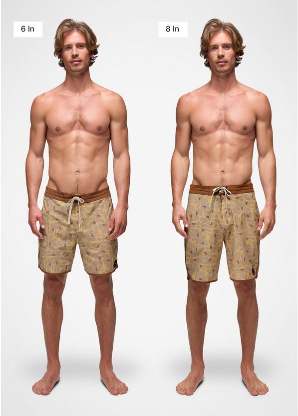 Prana Vintage Boardshort, Color: Pollen Retro Bloom, image 5