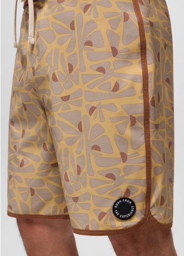 prAna Vintage Boardshort, Color: Pollen Retro Bloom, image 4