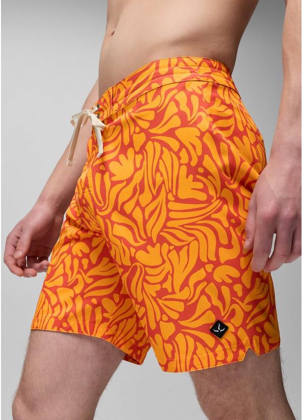 Fenton Boardshort, Color: Mango Seaweed, image 3