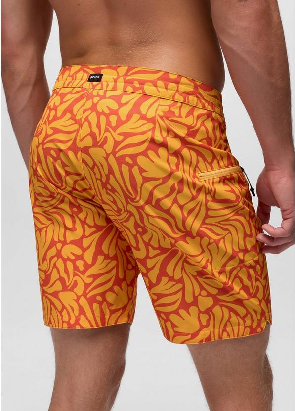 Fenton Boardshort, Color: Mango Seaweed, image 8