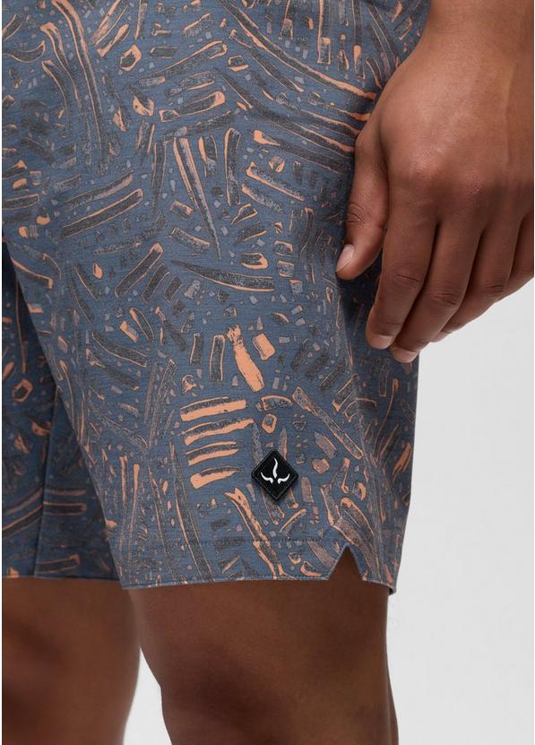 Rock Shock Boardshort, Color: Bluff Blue Marks, image 10