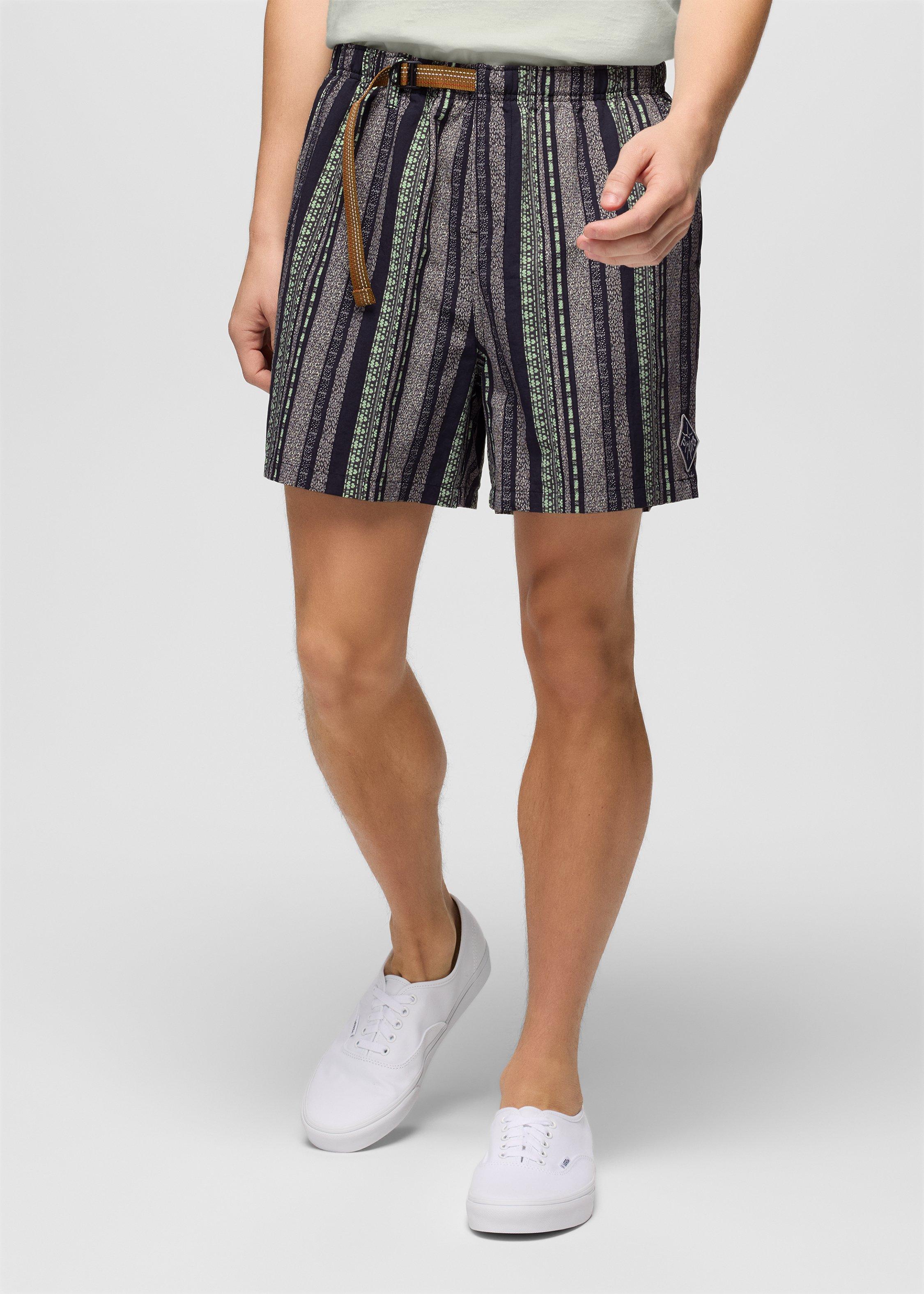 Mens prAna Indio Heritage Short - Black