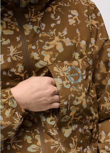 Encinitas Windbreaker, Color: Retro Olive Digibloom, image 12