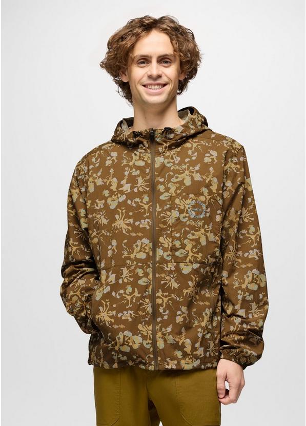 Encinitas Windbreaker, Color: Retro Olive Digibloom, image 1