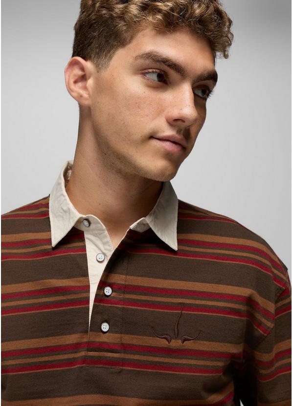 Rockblock Rugby Shirt, Color: Dark Roast, image 8
