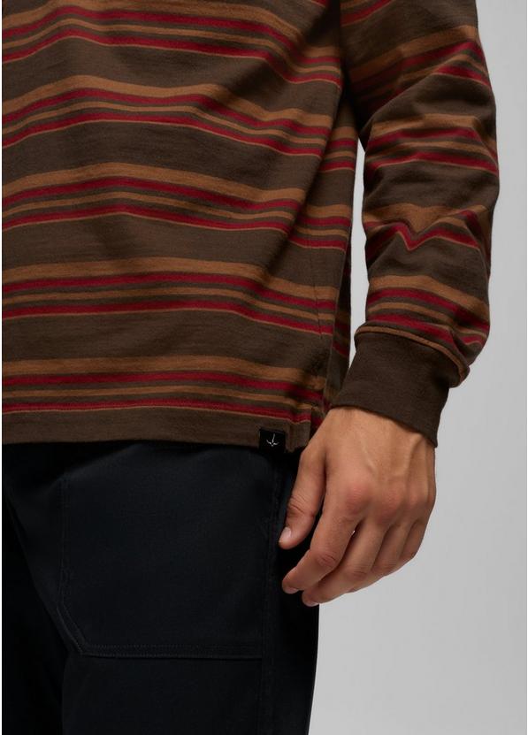 Rockblock Rugby Shirt, Color: Dark Roast, image 9
