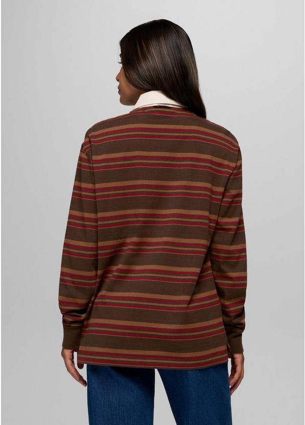 Rockblock Rugby Shirt, Color: Dark Roast, image 11