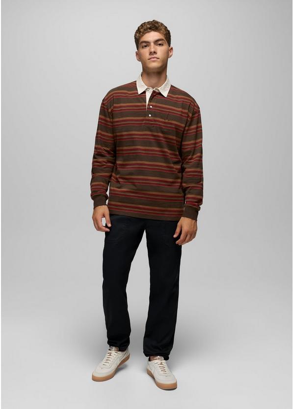 Rockblock Rugby Shirt, Color: Dark Roast, image 7