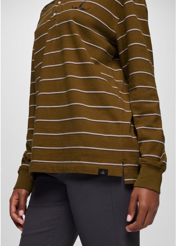 Rockblock Rugby Shirt, Color: Retro Olive, image 7