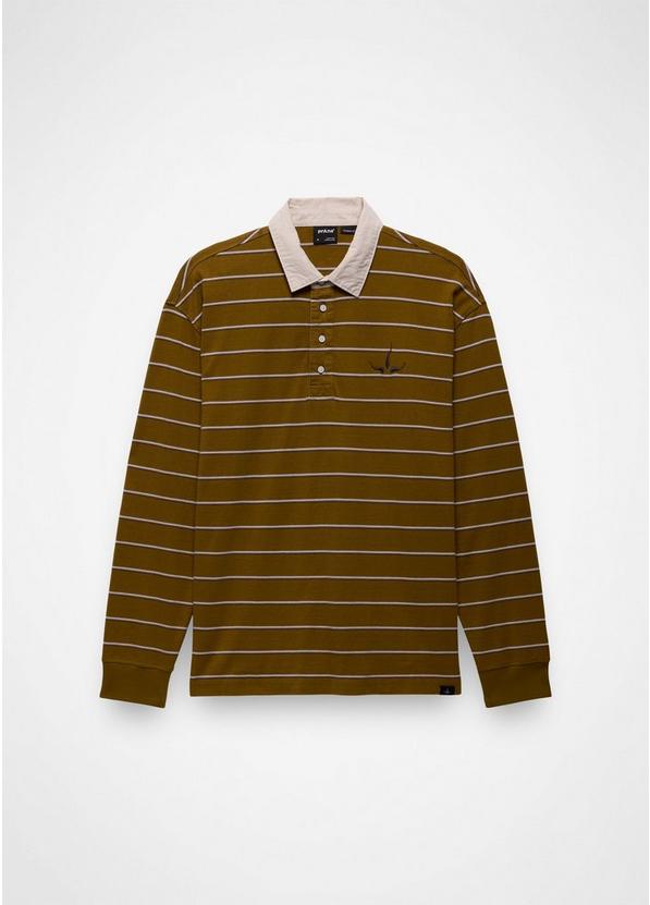 Rockblock Rugby Shirt, Color: Retro Olive, image 1