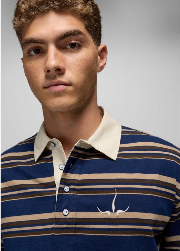 Rockblock Rugby Shirt, Color: Capulet Blue, image 10