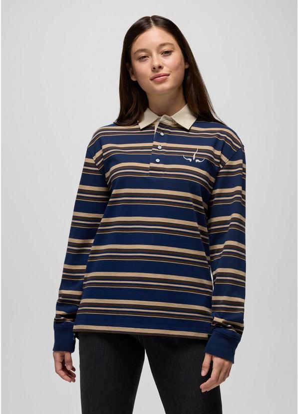 Rockblock Rugby Shirt, Color: Capulet Blue, image 12