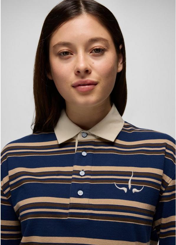 Rockblock Rugby Shirt, Color: Capulet Blue, image 6