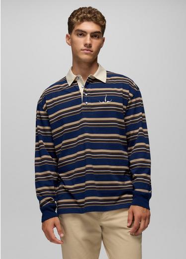 Rockblock Rugby Shirt, Color: Capulet Blue, image 4