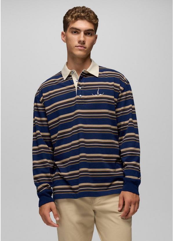 Rockblock Rugby Shirt, Color: Capulet Blue, image 2