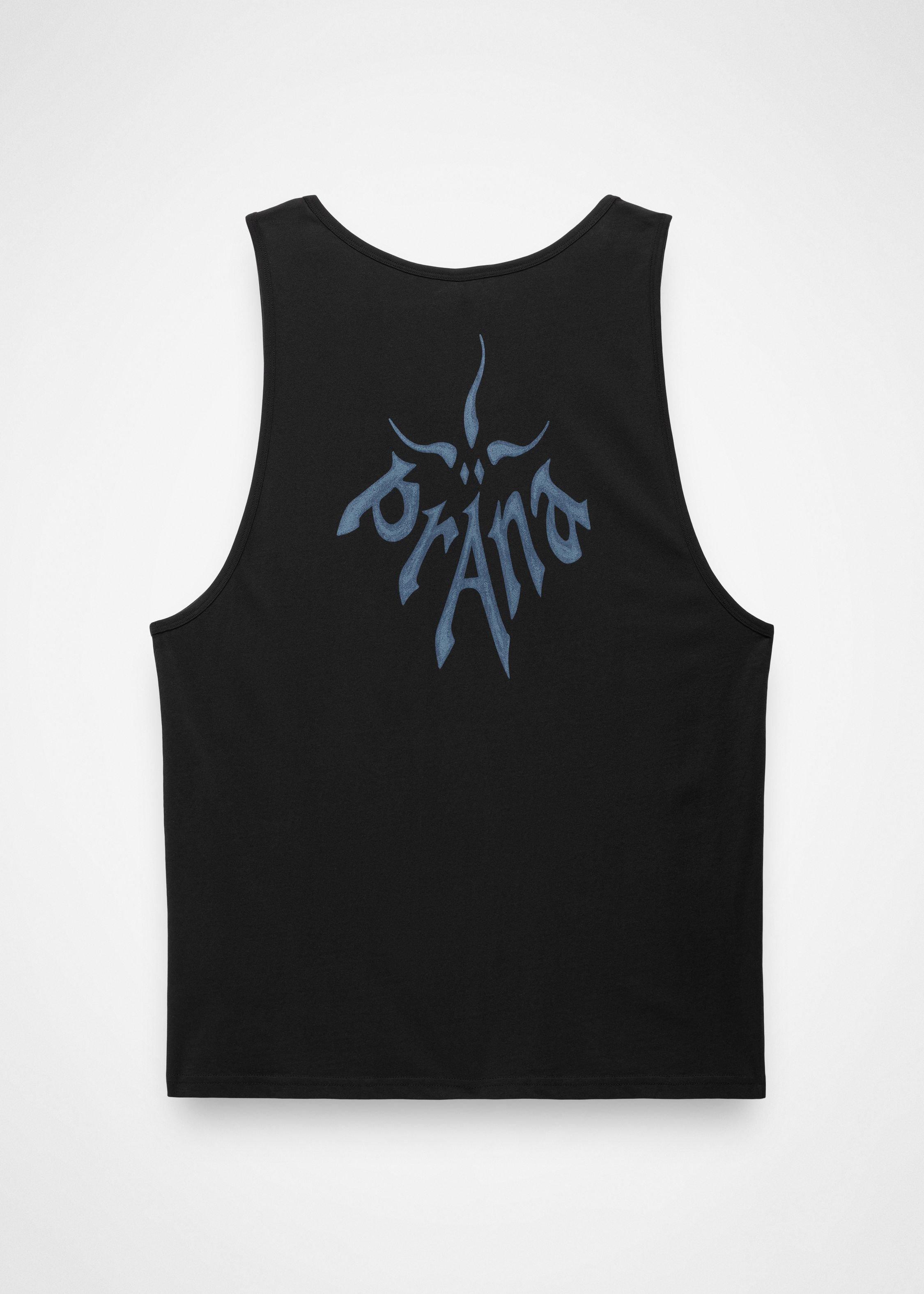 Gender Neutral prAna Heritage Graphic Tank - Black