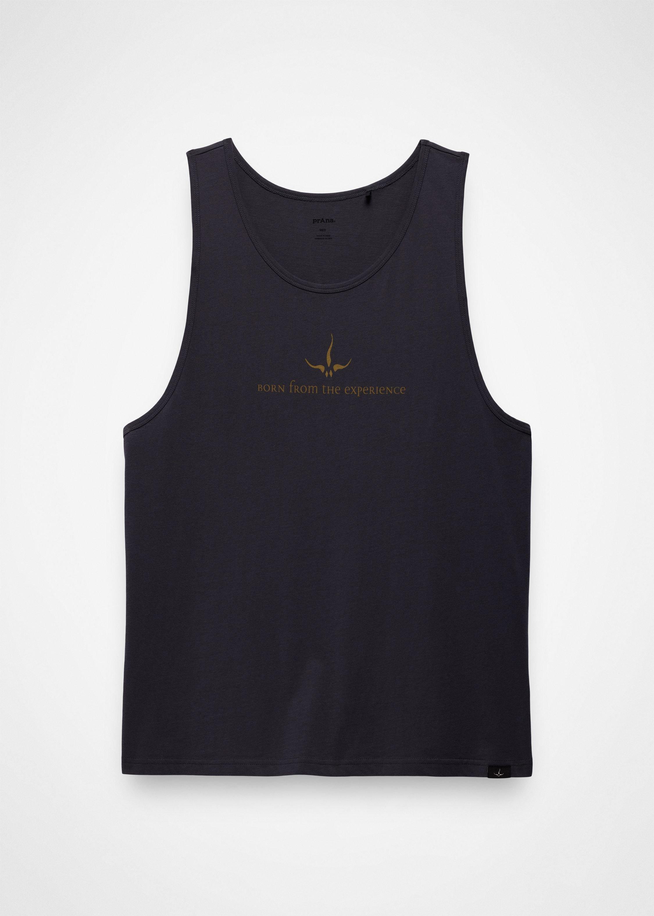 Gender Neutral prAna Heritage Graphic Tank - Shadow