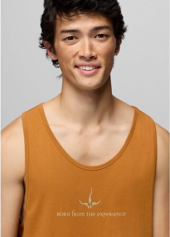 Heritage Graphic Tank, Color: Tumeric, image 2