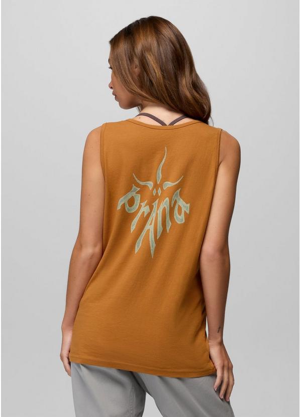 Heritage Graphic Tank, Color: Tumeric, image 4