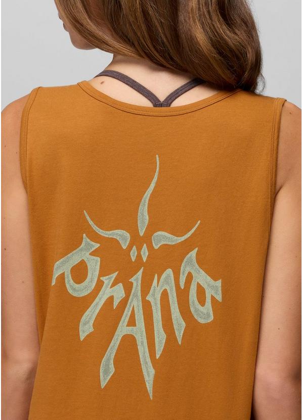 Heritage Graphic Tank, Color: Tumeric, image 6
