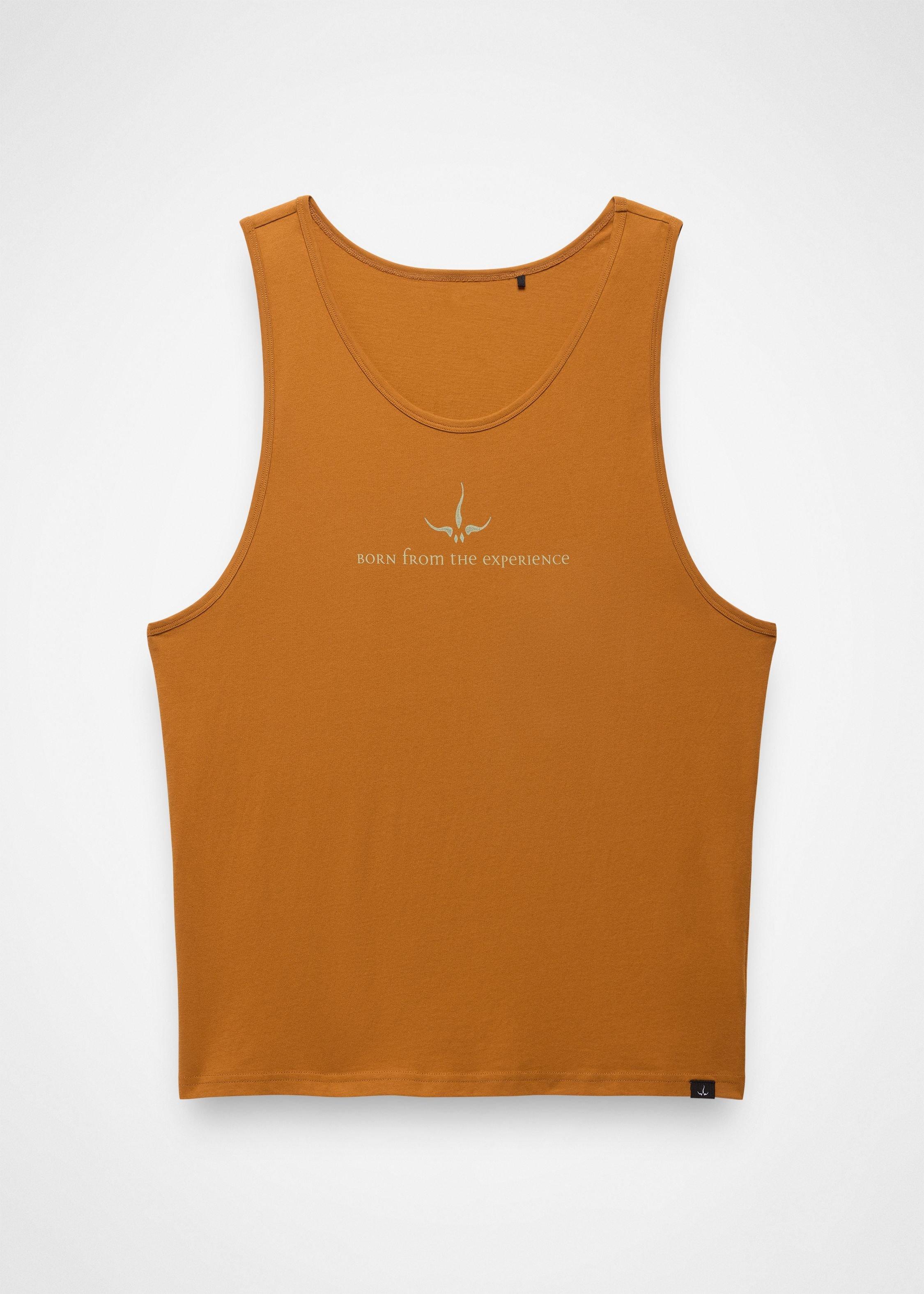 Gender Neutral prAna Heritage Graphic Tank - Tumeric