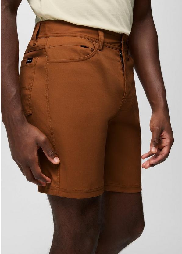 Stretch Zion 5 Pocket Short, Color: Tawny, image 3