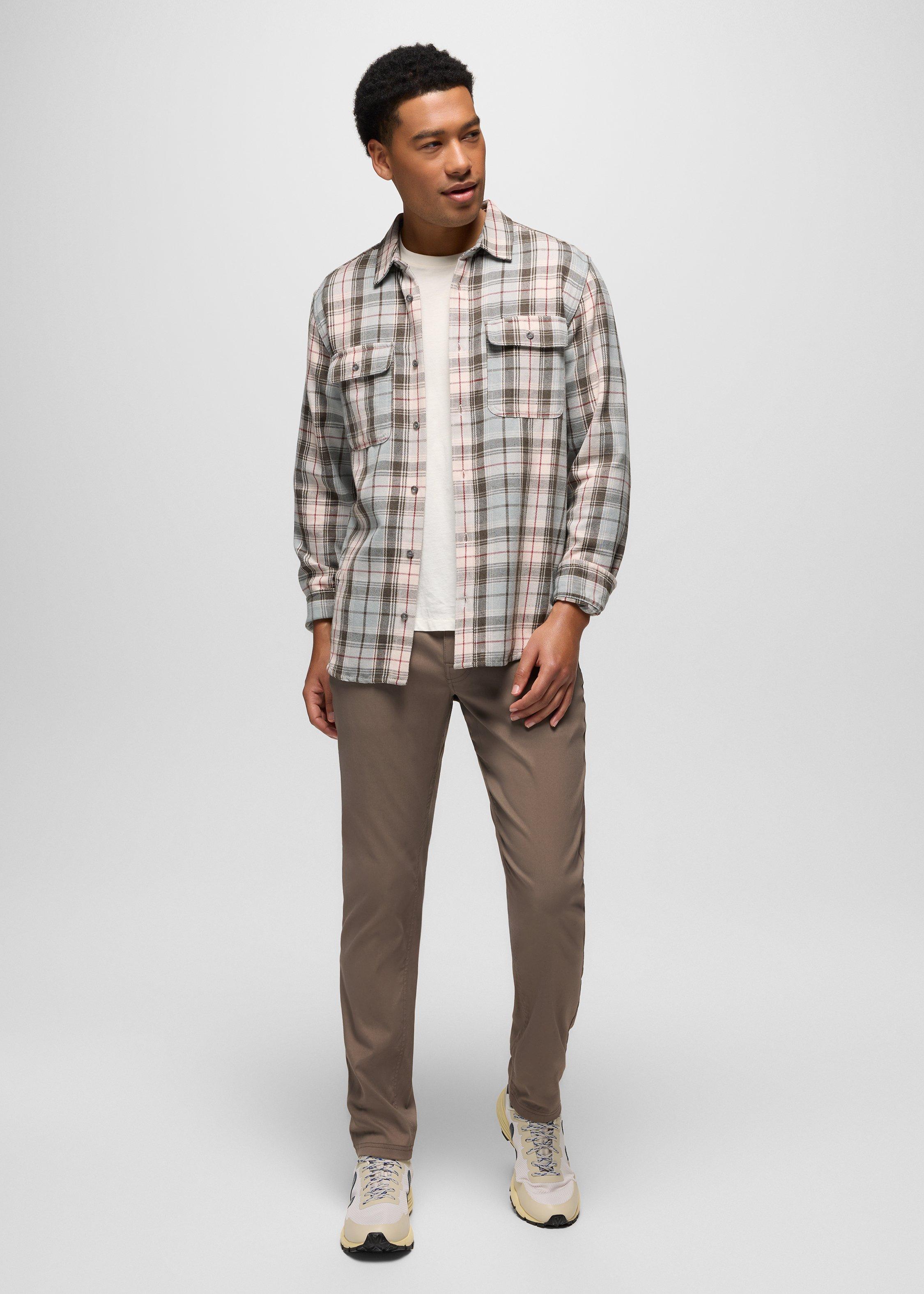 Mens prAna Stretch Zion&trade; 5 Pocket Slim Pant - Mud