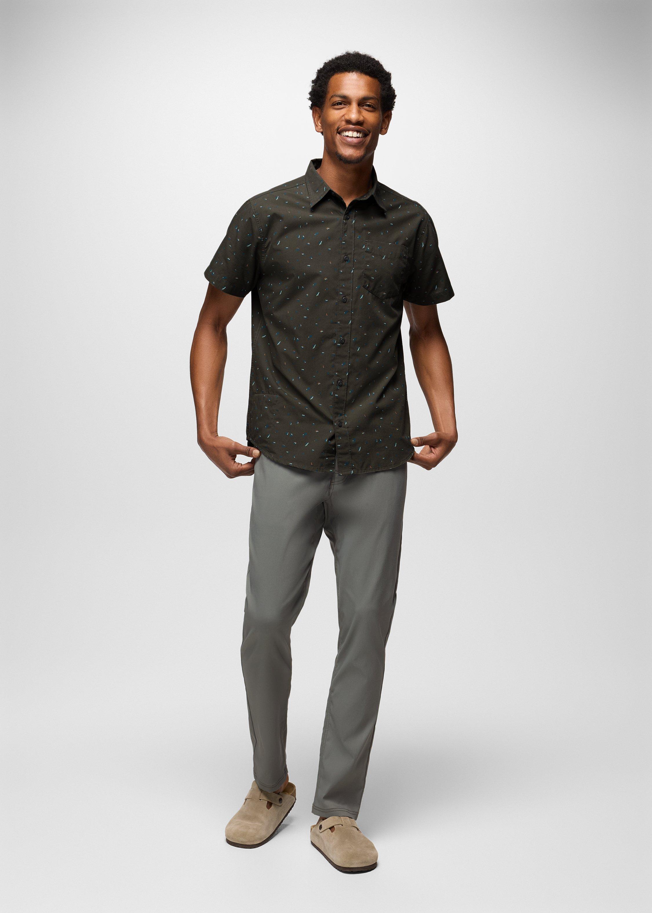 Mens prAna Stretch Zion&trade; 5 Pocket Slim Pant - Thyme