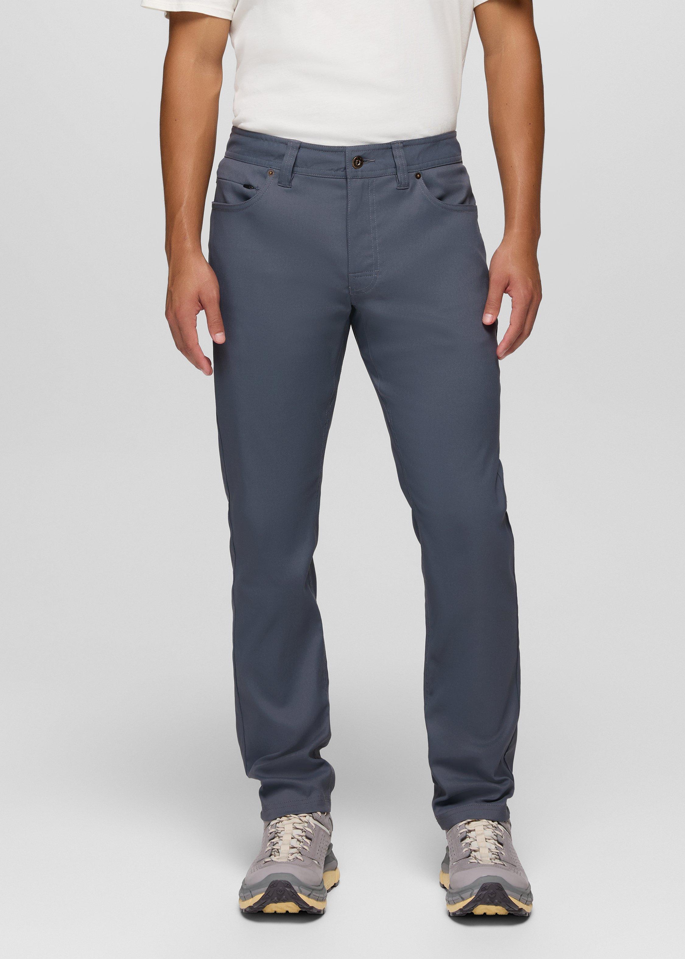 Mens prAna Stretch Zion&trade; 5 Pocket Slim Pant - Thundercloud