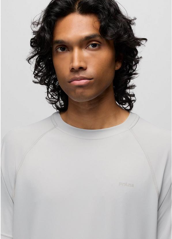 Sol Shade Short Sleeve Crew, Color: River Rock, image 3