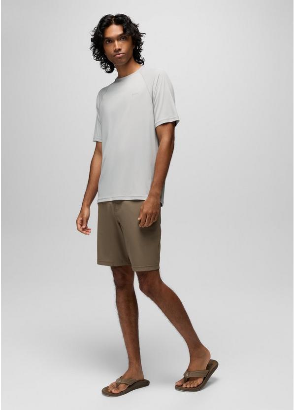 Sol Shade Short Sleeve Crew, Color: River Rock, image 4