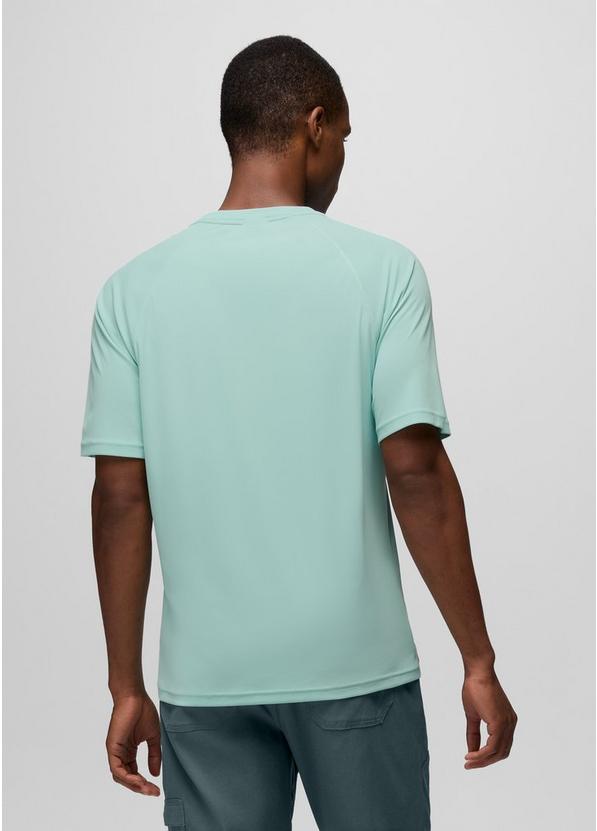 Sol Shade Short Sleeve Crew, Color: Sea Glass, image 2