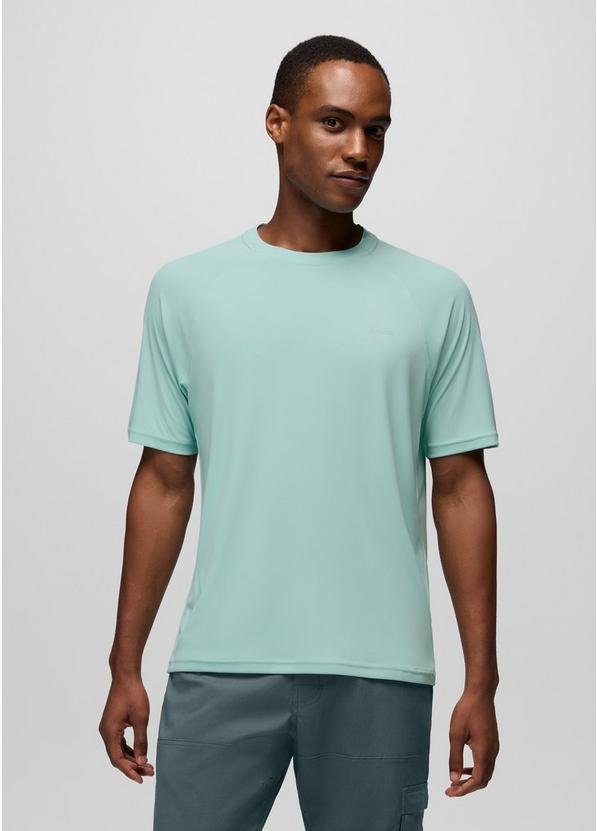 Sol Shade Short Sleeve Crew, Color: Sea Glass, image 1
