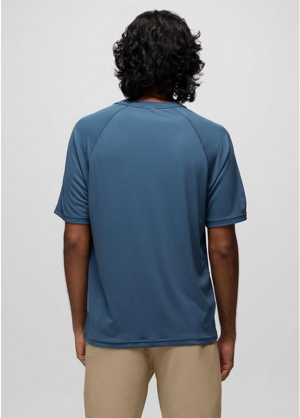 Sol Shade Short Sleeve Crew, Color: Bluff Blue, image 2
