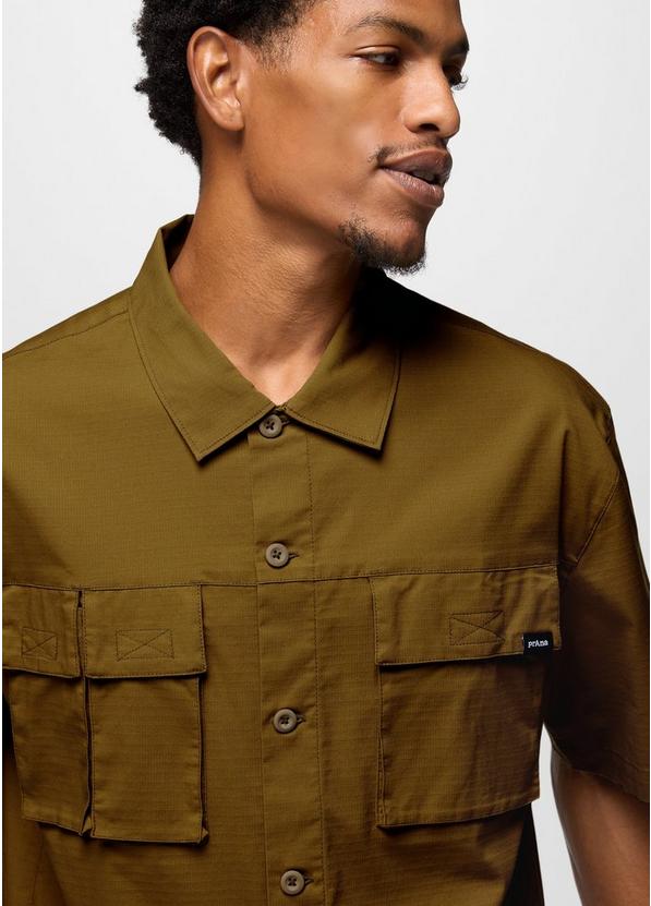 Palisades Ripstop Short Sleeve Shirt, Color: Retro Olive, image 4