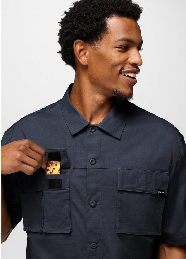 Palisades Ripstop Short Sleeve Shirt, Color: Thundercloud, image 3