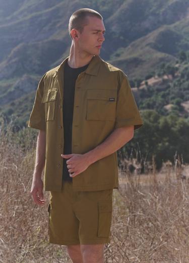 Palisades Ripstop Cargo Short, Color: Retro Olive, image 11