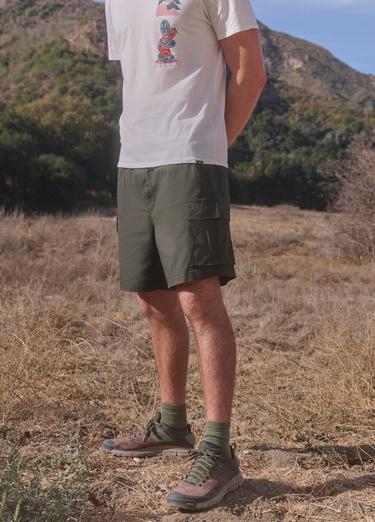 Palisades Ripstop Cargo Short, Color: Nori, image 3