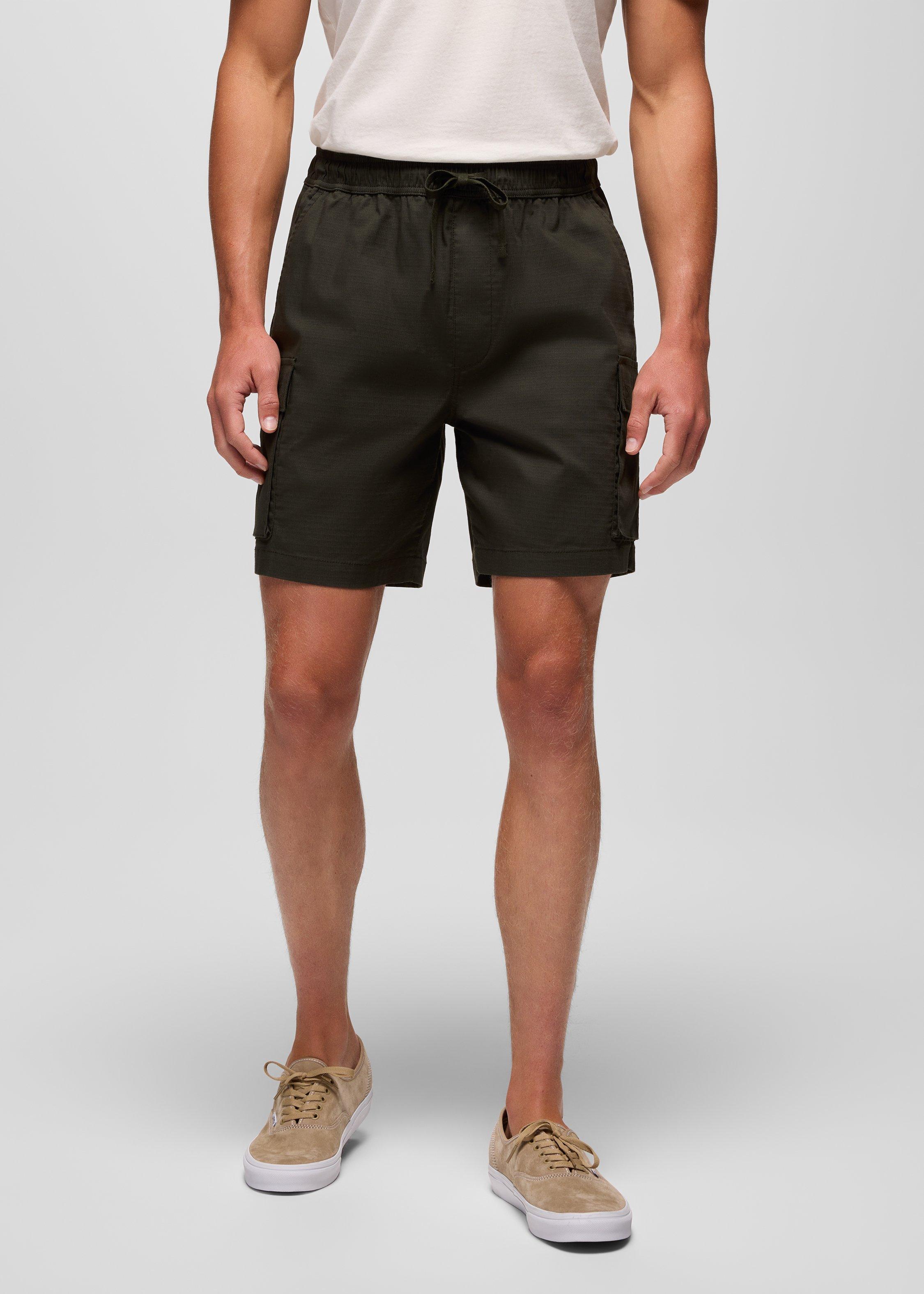 Mens prAna Palisades Ripstop Cargo Short - Nori
