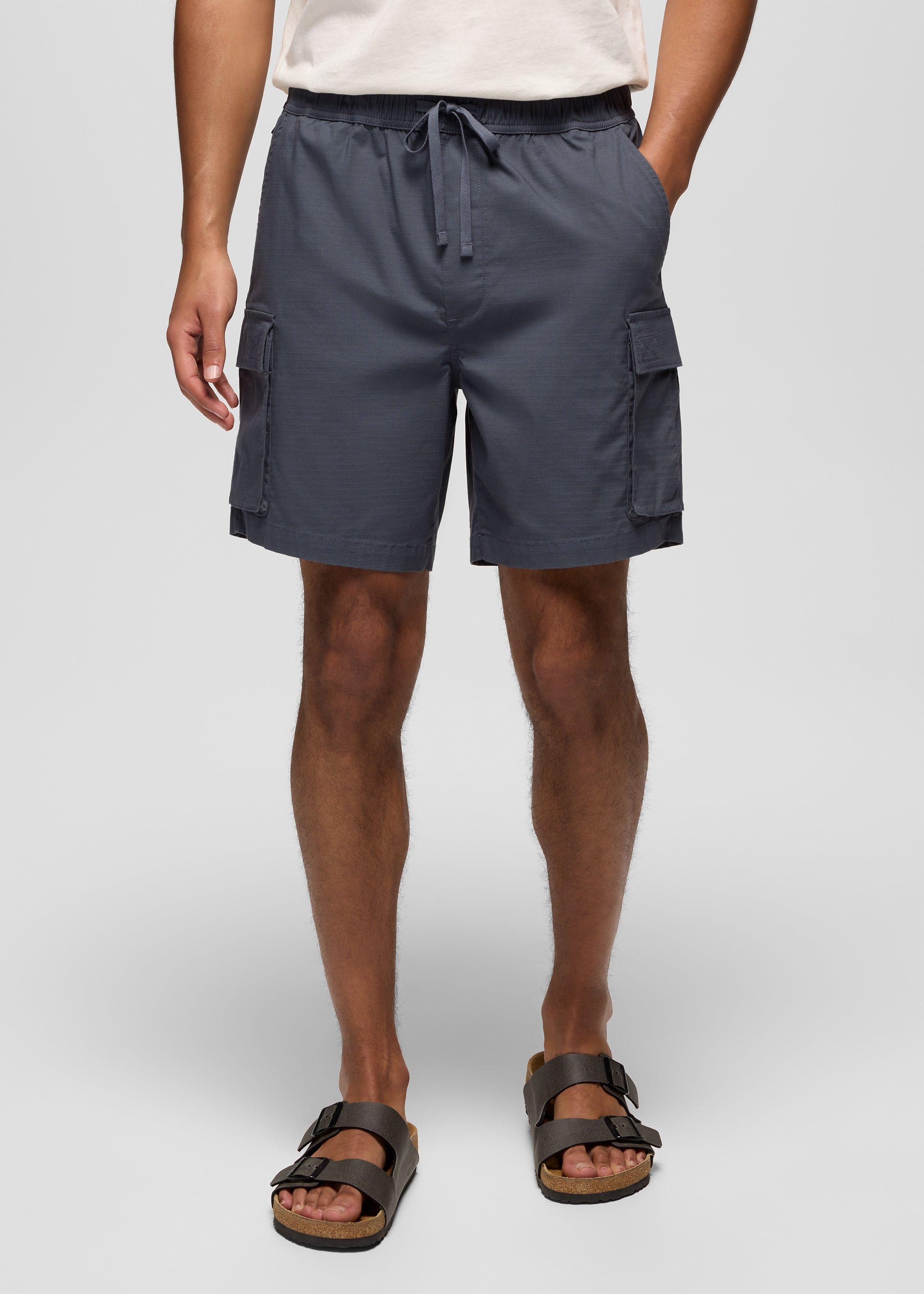Mens prAna Palisades Ripstop Cargo Short - Thundercloud